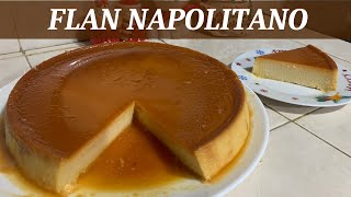 Flan Napolitano Con Queso Crema A Baño Maria  Sin Horno [upl. by Marga]