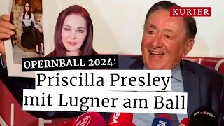 Priscilla Presley geht mit Richard Lugner zum Opernball [upl. by Kulseth391]