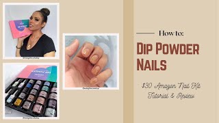 Dip Powder Nail Tutorial [upl. by Yrogerg]