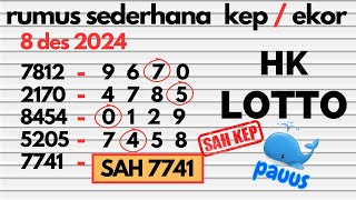 PREDIKSI HK 8 DESEMBER 2024  PREDIKSI HK LOTTO  BOCORAN HK MALAM INI [upl. by Edithe]