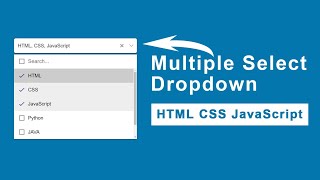 jQuery Multiselect Dropdown with search box  Bootstrap 5 supported Multiselect Dropdown [upl. by Rohpotsirhc]