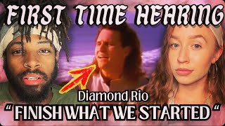 FIRST TIME HEARING Diamond Rio  Finish What We Started REACTION [upl. by Gilletta]