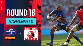 DHL Stormers v Emirates Lions  Instant Highlights  Round 18  URC 202324 [upl. by Bilek]