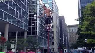 Pro Juggler at BuskerFest [upl. by Nryhtak857]