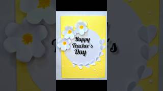 Happy Teacher Day card  Easy card making on Teacher’s Day  Teacher​ Master​  shorts​ foryou [upl. by Emmery845]