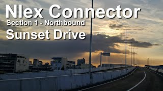 NLEX Connector section 1  Espana Toll Plaza to R10 sunset drive [upl. by Ahsikrats]