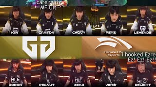 WINNER GOES TO FINALS  GEN G vs HLE Highlights with Voice Comms Translated [upl. by Eical402]