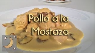 Pollo a la Mostaza  Receta de Pollo con Salsa de Mostaza y Portobello [upl. by Tisha997]