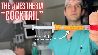 What the anesthesia quotcocktailquot contains amp why its given [upl. by Rehsu]