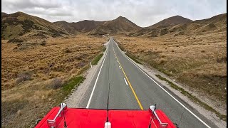 Go Pro 12 Timelapse  Across Lindis Pass  MAN Truck [upl. by Obeded]