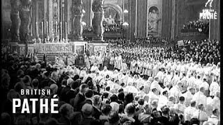 Pope John Crowned 1958 [upl. by Eada]