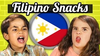 KIDS EAT FILIPINO SNACKS  Kids Vs Food [upl. by Ahsa]