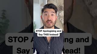 Stop apologizing and say this instead communicationskills communicationstrategies [upl. by Heisel818]