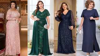 SheIn Gorgeous amp Beautiful Plus Size Mother Of The Bride Dresses Long Gown Latest Evening Dresses [upl. by Siletotsira]