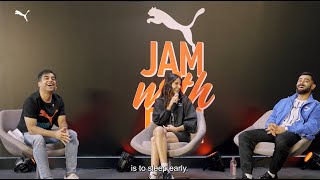 Jam with Fam Virat Kohli amp Anushka Sharma at PUMA India HQ [upl. by Eiralav]