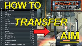 Best Ways to Transfer Kovaaks Aim into your Favorite Game [upl. by Nesnah948]