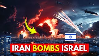 BREAKING IRAN BOMBS TEL AVIV Israeli Sirens EVERYWHERE [upl. by Novahs]