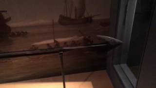 Whaling Harpoon Gun 1880 Used to Hook Whales National Maritime Museum London [upl. by Joelynn]