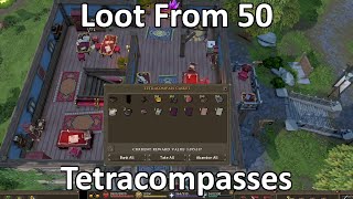 RuneScape 3  Loot from 50 Tetracompasses  Ironman Strategy [upl. by Nylevol]