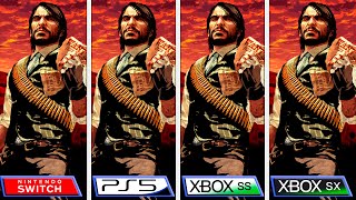 Red Dead Redemption  PS5  Xbox Series SX  Switch  Graphics Comparison  Analista De Bits [upl. by Ariem559]