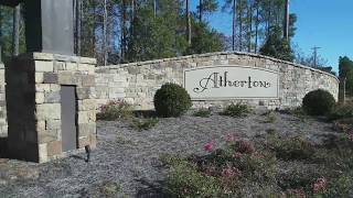 Atherton Aerial Tour  Luxury Homes in Weddington [upl. by Ilrebma]