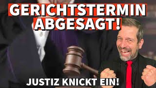 Gerichtstermin abgesagt Justiz knickt ein [upl. by Ahsikym]