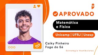 Caiky Pinheiro  APROVADO em FÍSICA na UNICAMP vemseraprovadocoruja [upl. by Micco]