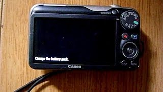 How to fix Canon quotChange the battery packquot error [upl. by Aleunam]