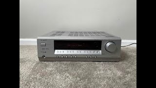 Onkyo HTR330 Home Theater Surround Receiver [upl. by Anneyehc]