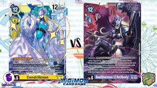 DIGIMON TCG Local match Cendrillmon Yellow vs Three Musketeers Purple  NEXT DIMENSION [upl. by Ahcsat880]