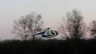 MD500 approach and landing [upl. by Cioban]