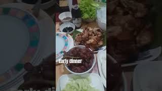 Early Dinner food jazz music party [upl. by Ahsimek]