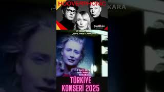 HOOVERPHONİC TÜRKİYEDE hooverphonic shorts keşfet concert istanbul2025 eurovision türkiye [upl. by Eirok]