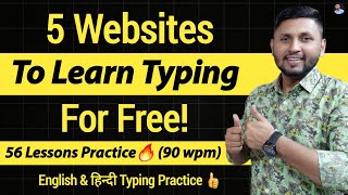 5 Free Websites To Learn Typing  Best Typing Software For Pc  Typing Software For Free [upl. by Teodorico]