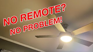 How To Install A Ceiling Fan With Light and Remote  Hampton Bay Ceiling Fan Installation [upl. by Irwin723]