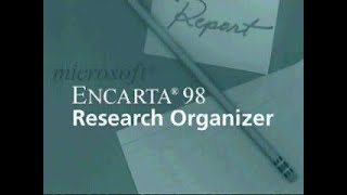 Microsoft Encarta 98 Research Organizer Demo Tour Video [upl. by Aicinod779]