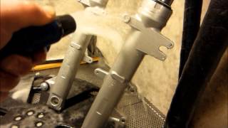 Vapour Blasted Motorcycle Fork Sliders [upl. by Hurless]