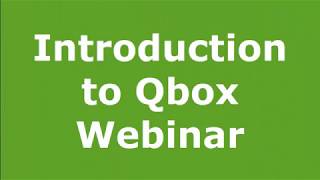 Introduction to Qbox Webinar [upl. by Rimma]