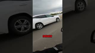 VW Driver Gets Instant Karma After Almost Crashing Into Biker 😂 [upl. by Faro6]