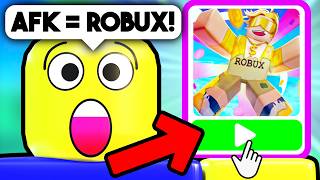 I Found a NEW FREE ROBUX GAME 😱 AFK for Robux [upl. by Cuttie]