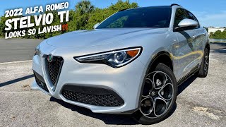 The 1ST 2022 Alfa Romeo Stelvio Ti Arrived In The BEST Looking Spec [upl. by Rosita215]