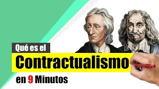 ¿Qué es el CONTRACTUALISMO  Resumen  Las ideas de Thomas Hobbes John Locke y JJ Rousseau [upl. by Terrie]