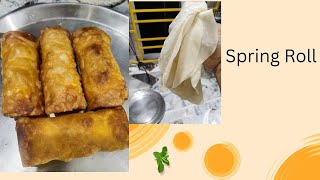 Spring Rollcooking food chinese recipe foodie video [upl. by Sheffie]