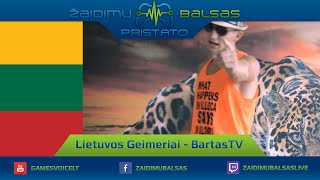 Lietuvos geimeriai  BartasTV  GTA Minecraft NBA [upl. by Bick]