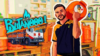 SIMULADOR DE REPARTIR BUTANO 🚚  BUTANOOO Simulator [upl. by Allerym]