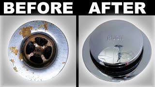 Replacing a Tub Drain Bathtub Drain Removal and Replacement [upl. by Novled]