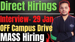 Biggest Direct Hiring  Latest OFF Campus Drive  2025  2024  2023 Batch Hirings  Fresher Jobs [upl. by Dahlia]