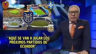 Vito Muñoz habla sobre los próximos partidos de Ecuador por eliminatorias [upl. by Ijic]