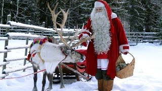 Santa Claus Village 4K Rovaniemi Lapland Finland families meet real Father Christmas Travel video [upl. by Yatnahc]