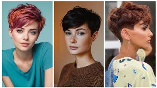 Trendiest hot Short Bob Haircuts with Asymmetrical bangs ideas 2025 [upl. by Sonahpets]